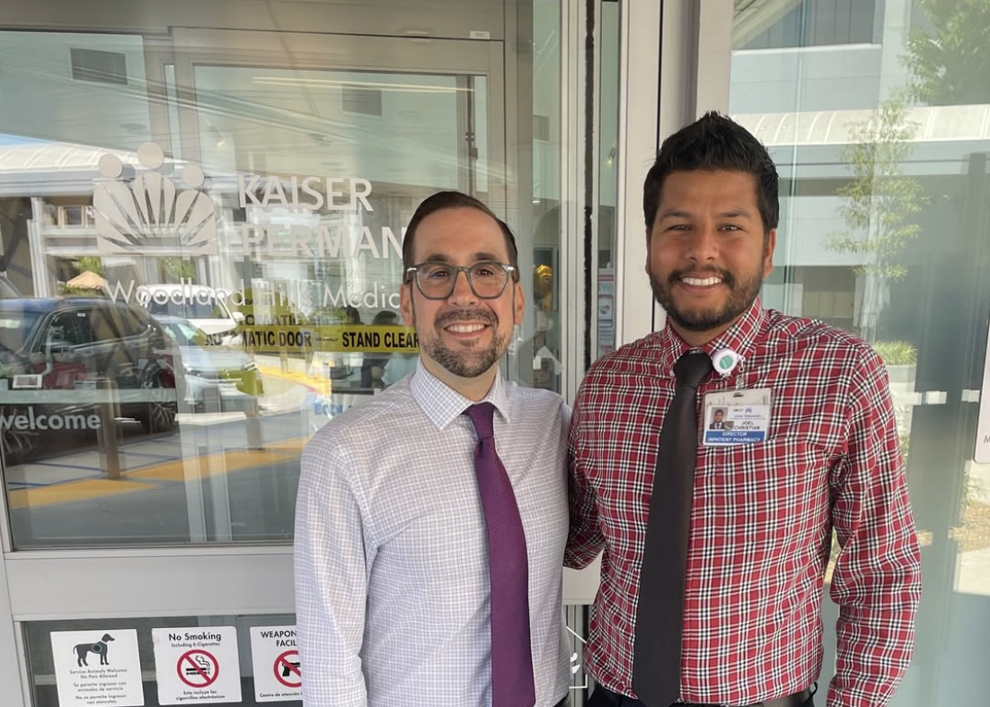 Dean Kyle Sousa with Alumni Dr. Joel Christian