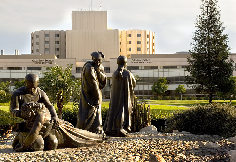 Good Samaritan statue at LLU