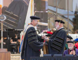 Dr. Alan Connelly Distinguished Service Award at Commencement